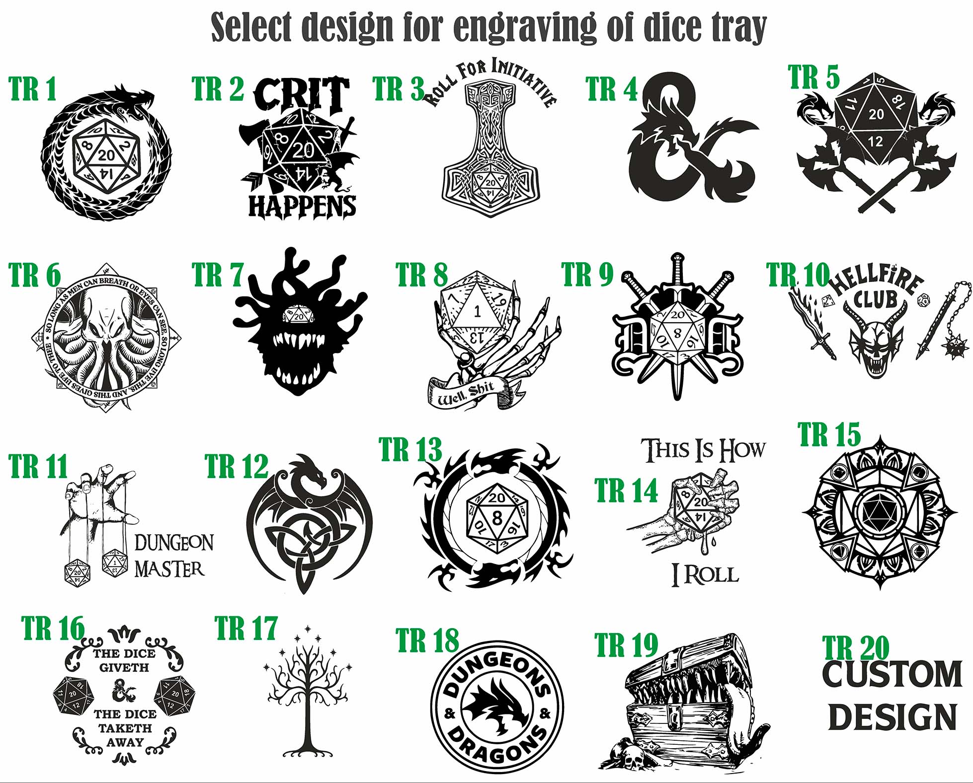 DnD Dice tray, dice storage box, Dice boxes and trays - GravisCup
