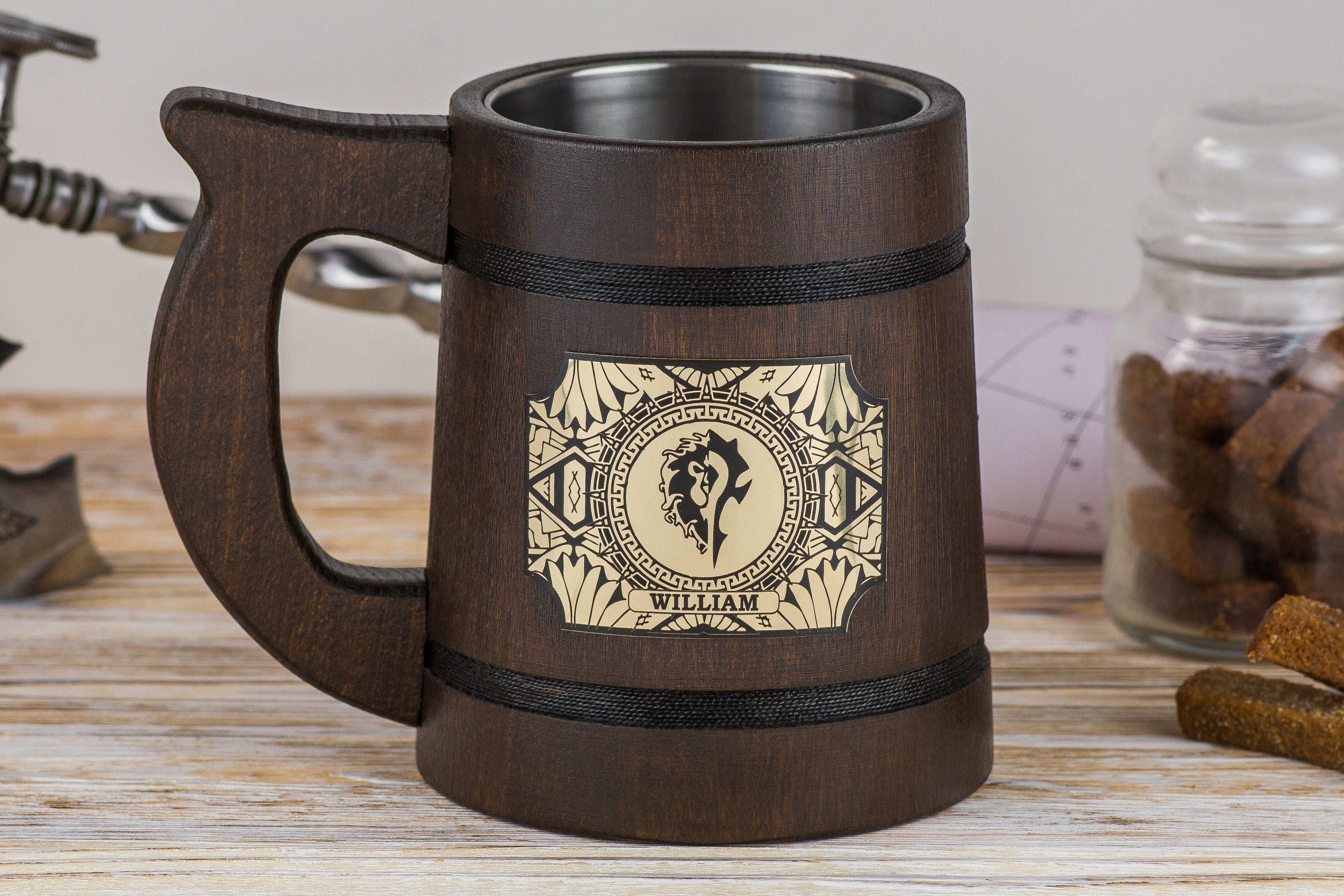 World of Warcraft Horde Alliance mug personalized, WoW mugs - GravisCup