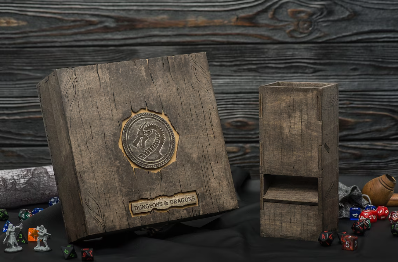 Dice box and tower, Dice rolling tray, Dice boxes and trays - GravisCup