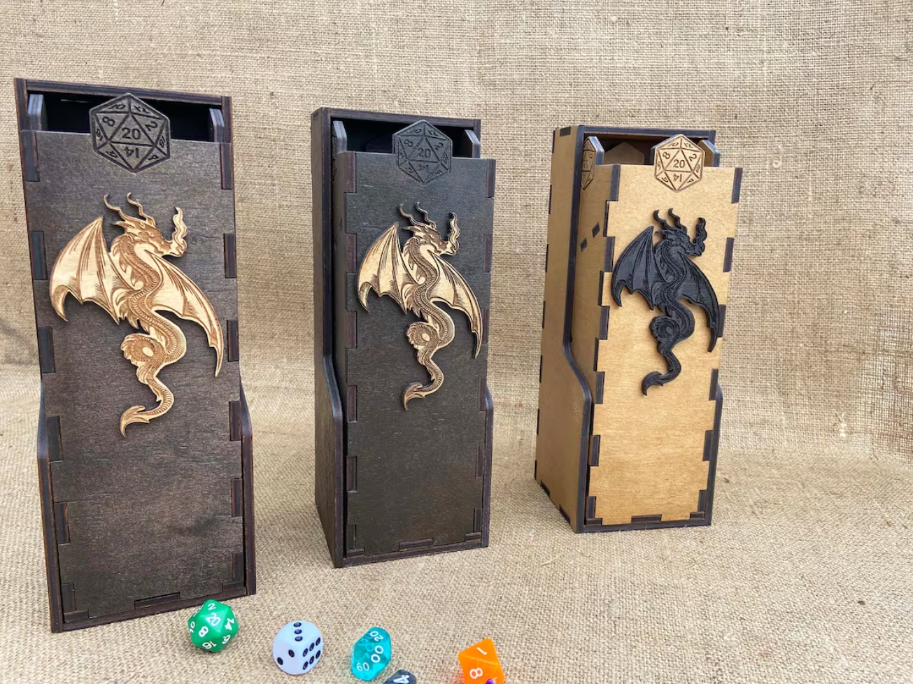 Dice tower wood, Dnd dice tower and tray, Dice towers - GravisCup