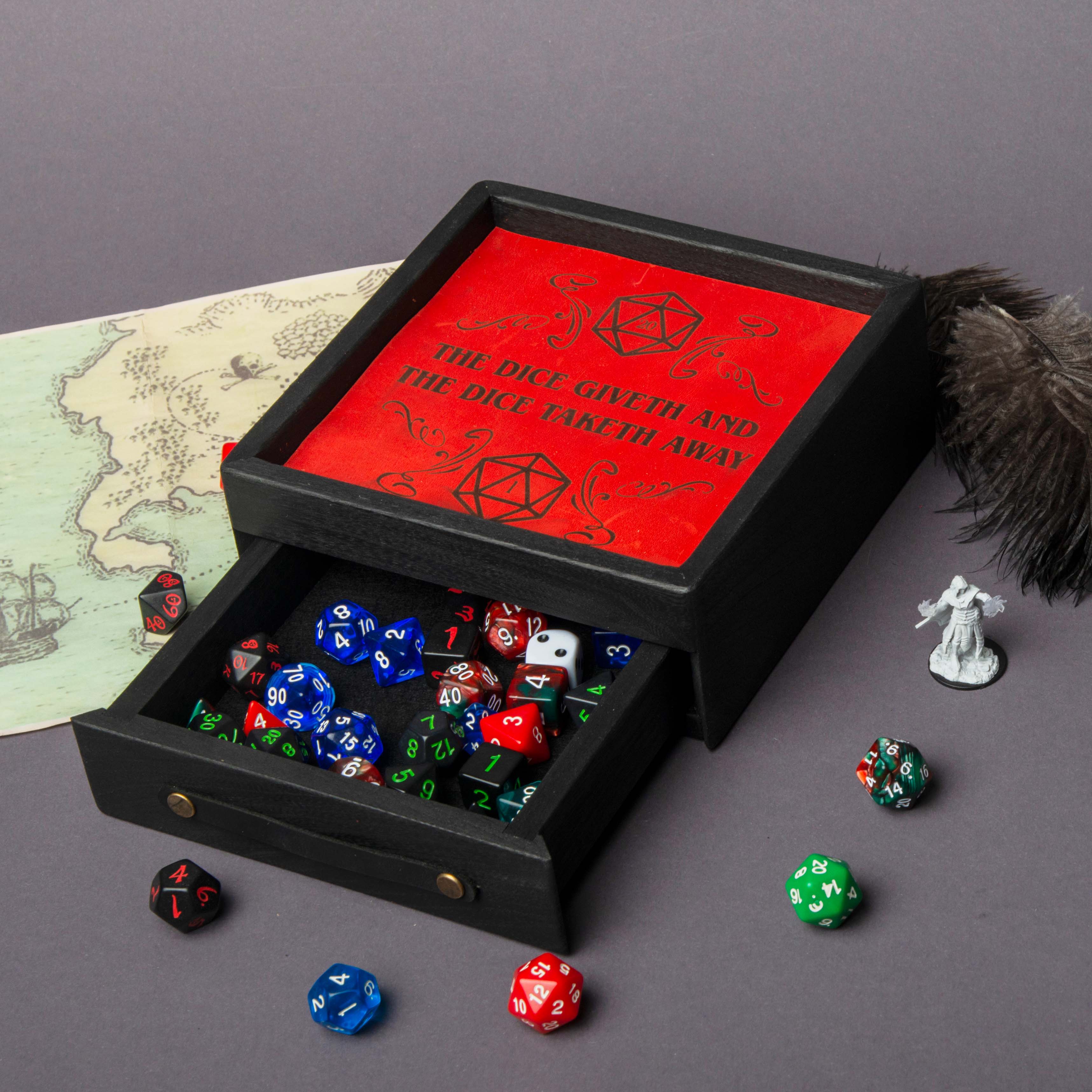 Dice tray, Dice box, Dungeons and Dragons dnd gifts, Bestseller, Dice boxes and trays - GravisCup