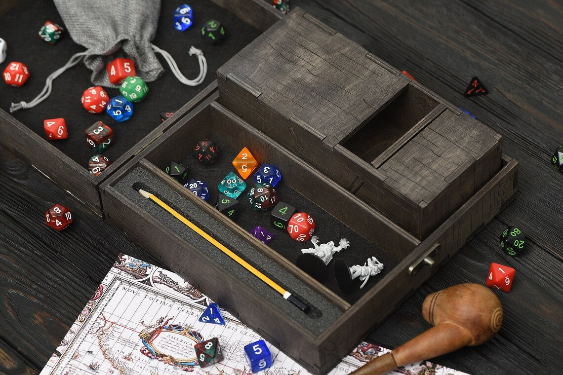 Dice box and tower, Dice rolling tray, Dice boxes and trays - GravisCup