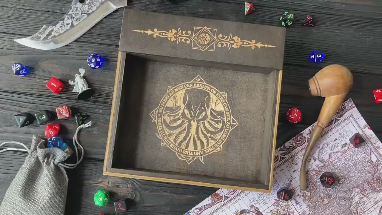 Dice rolling tray and storage dice box